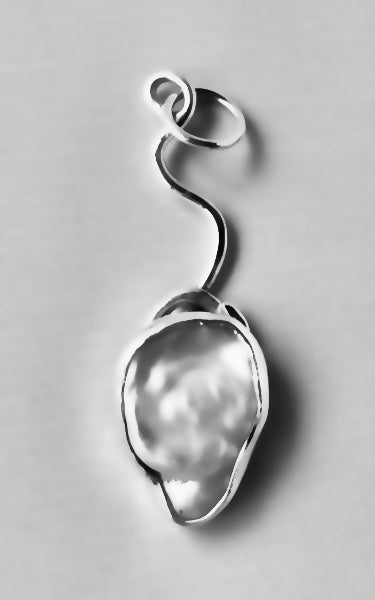Freshwater Pearl in Sterling Pendant